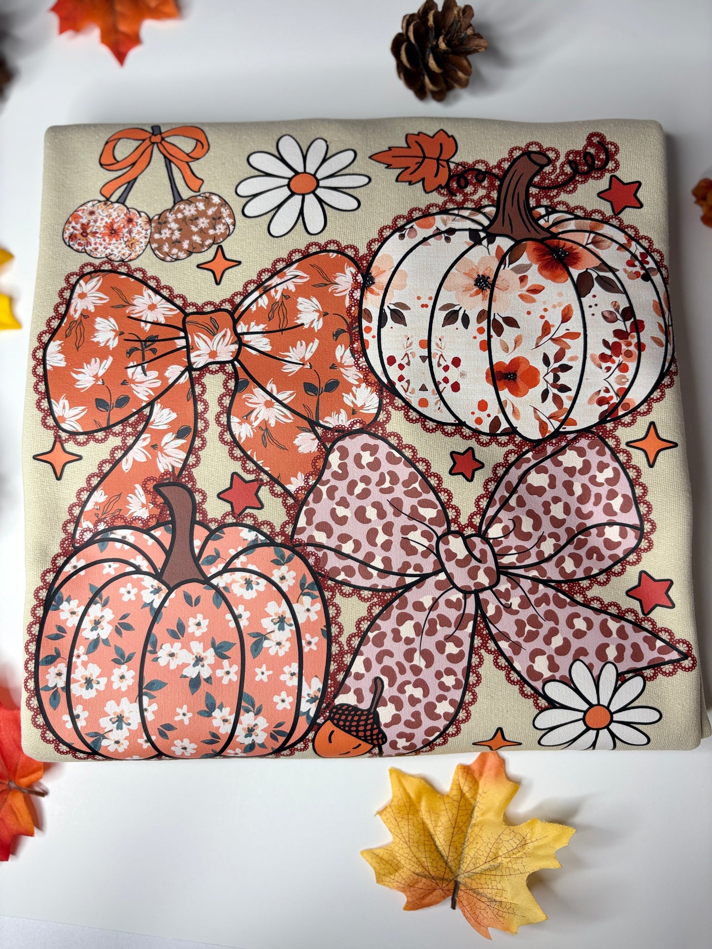 Fall Sweaters (Floral Pumpkin, Coquette, Fall Girly)