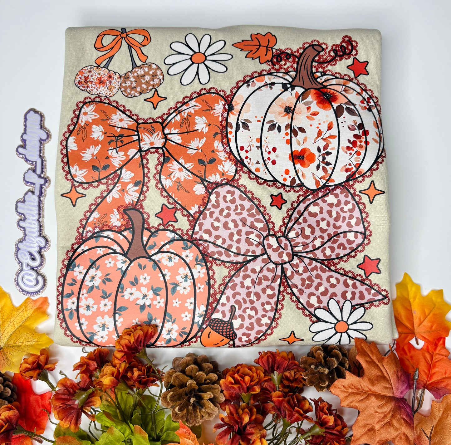 Fall Sweaters (Floral Pumpkin, Coquette, Fall Girly)