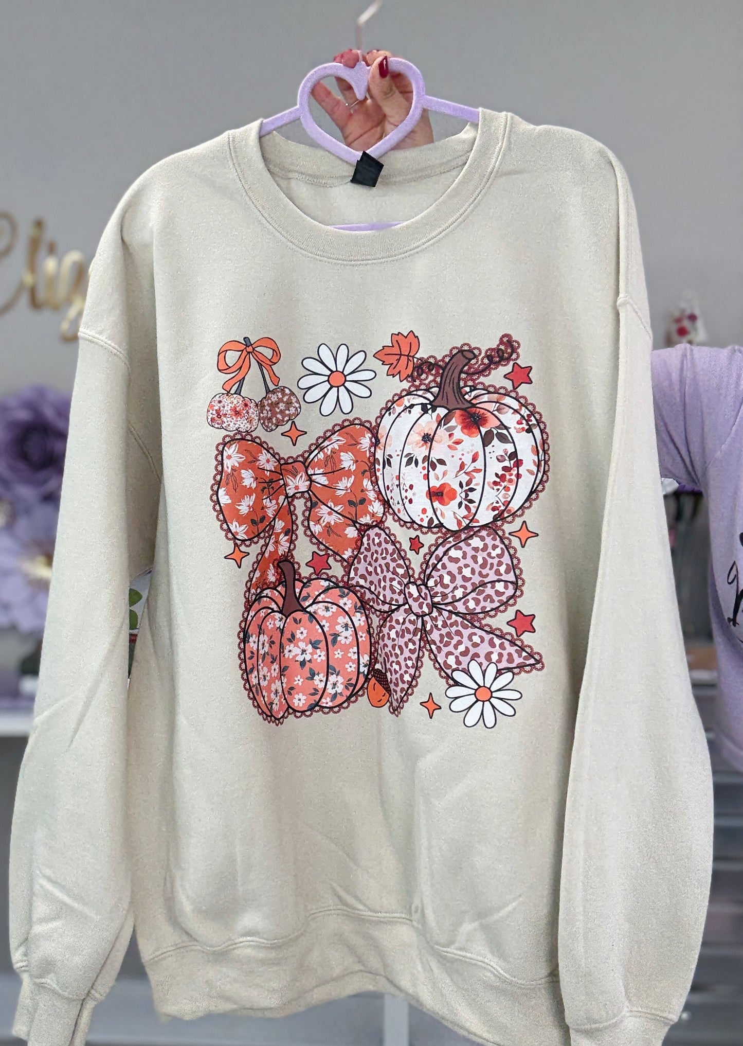 Fall Sweaters (Floral Pumpkin, Coquette, Fall Girly)