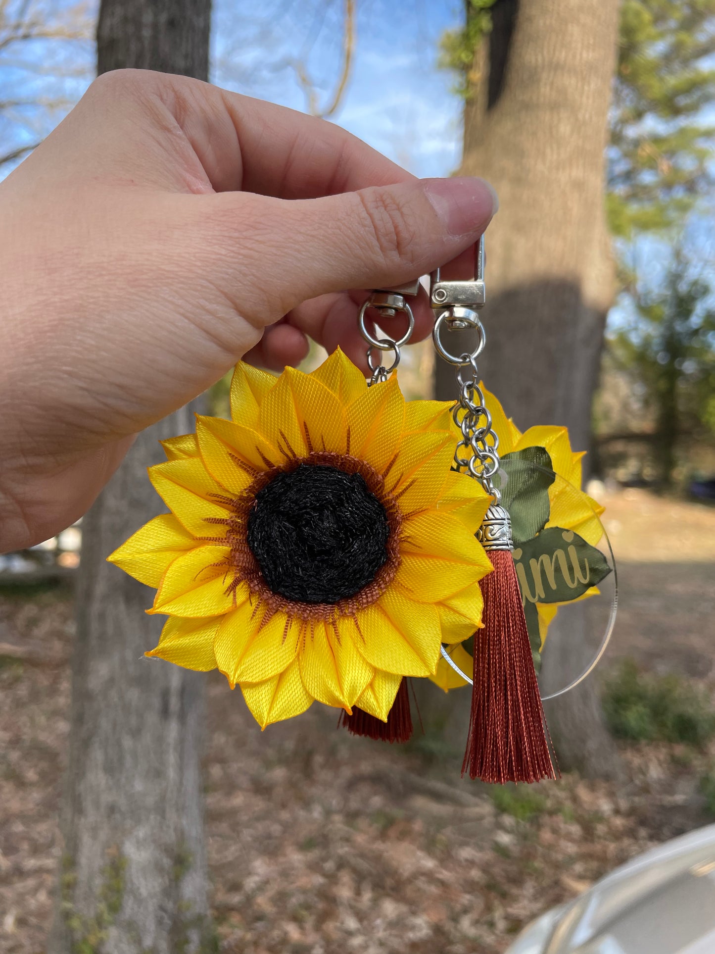 Eternal Sunflower Keychain