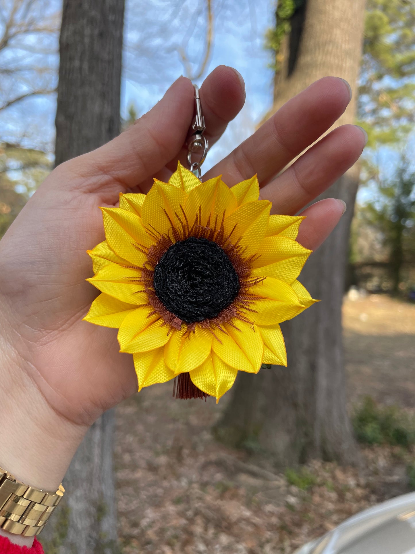 Eternal Sunflower Keychain