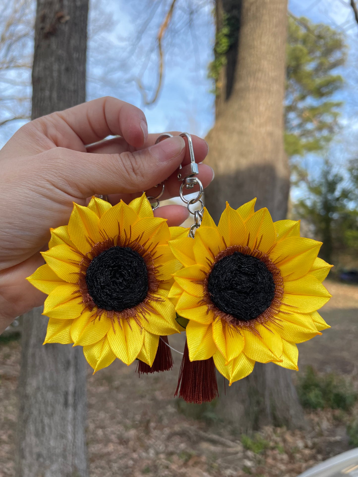 Eternal Sunflower Keychain
