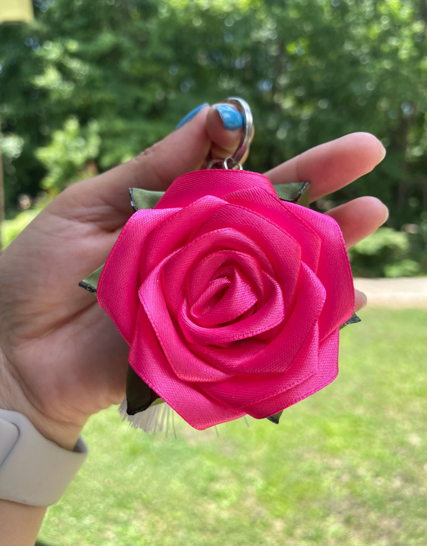 Eternal Rose Keychain