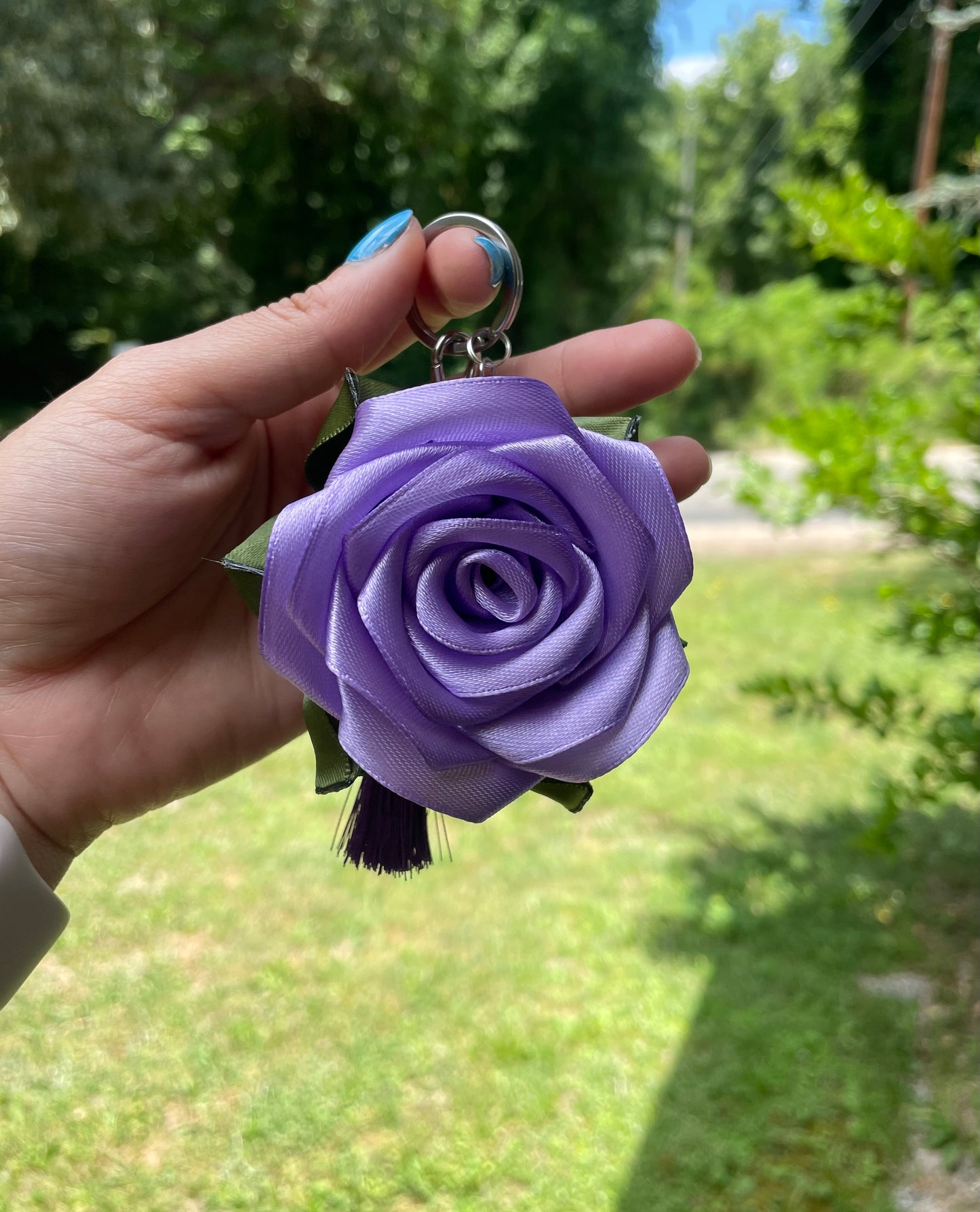 Eternal Rose Keychain