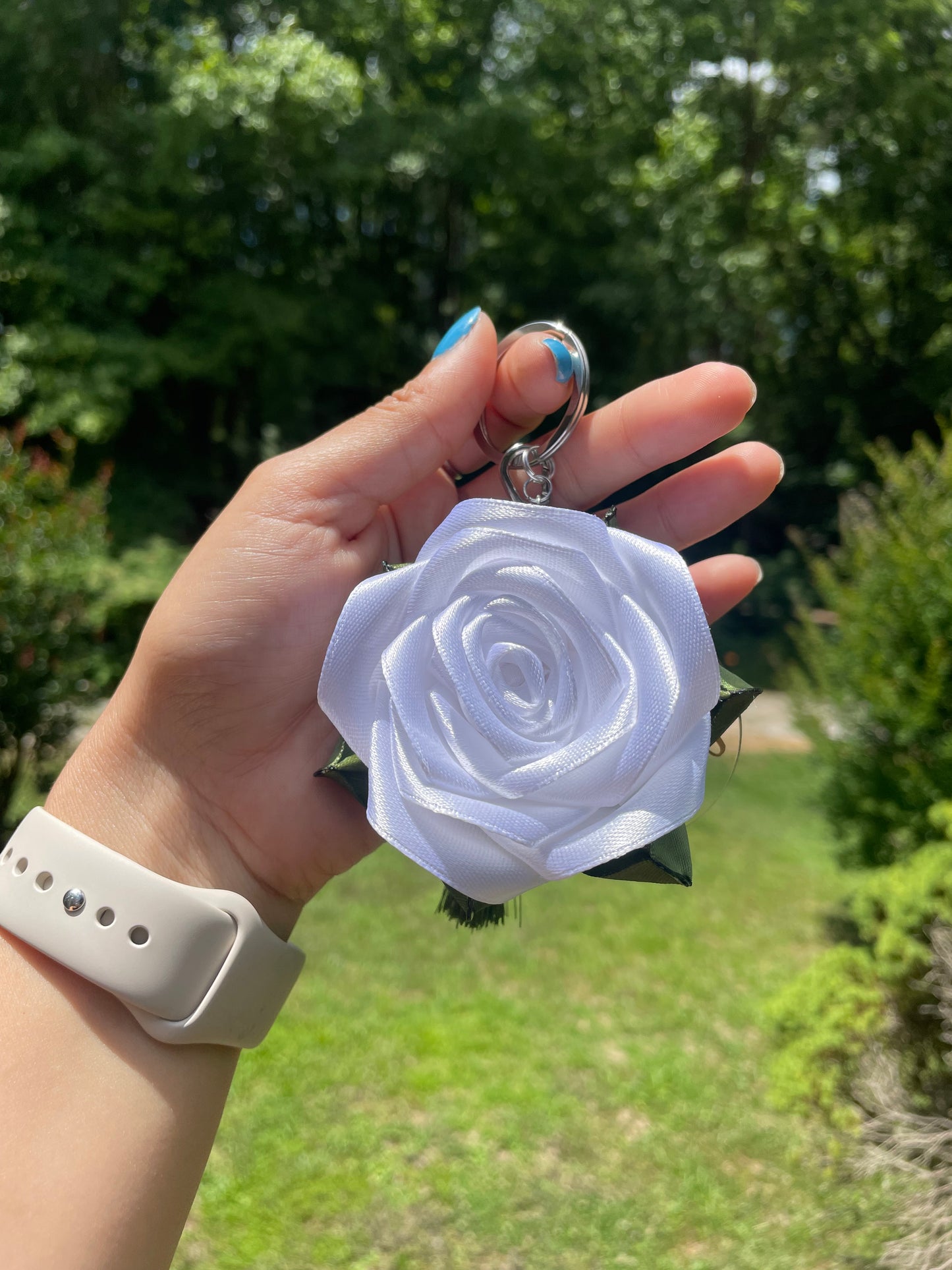 Eternal Rose Keychain