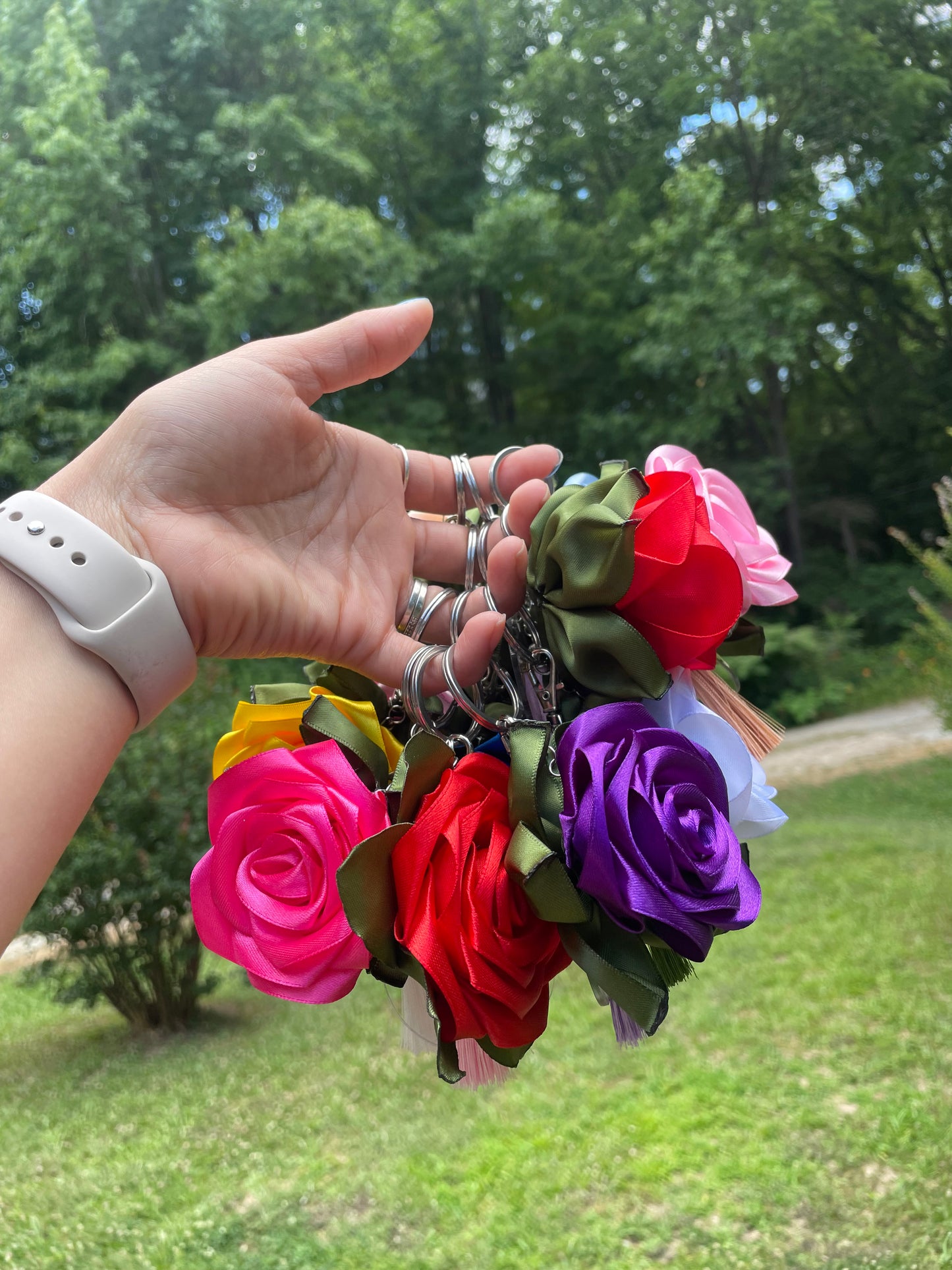 Eternal Rose Keychain