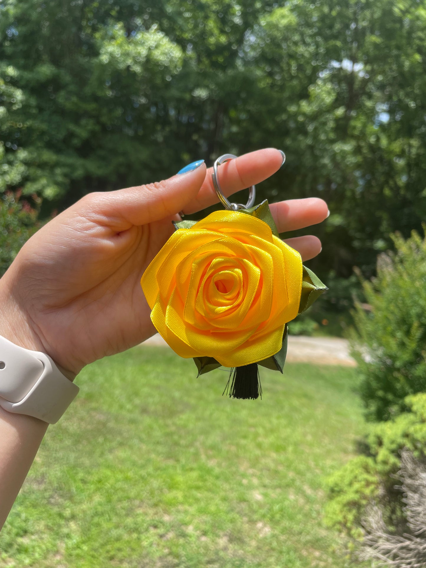 Eternal Rose Keychain