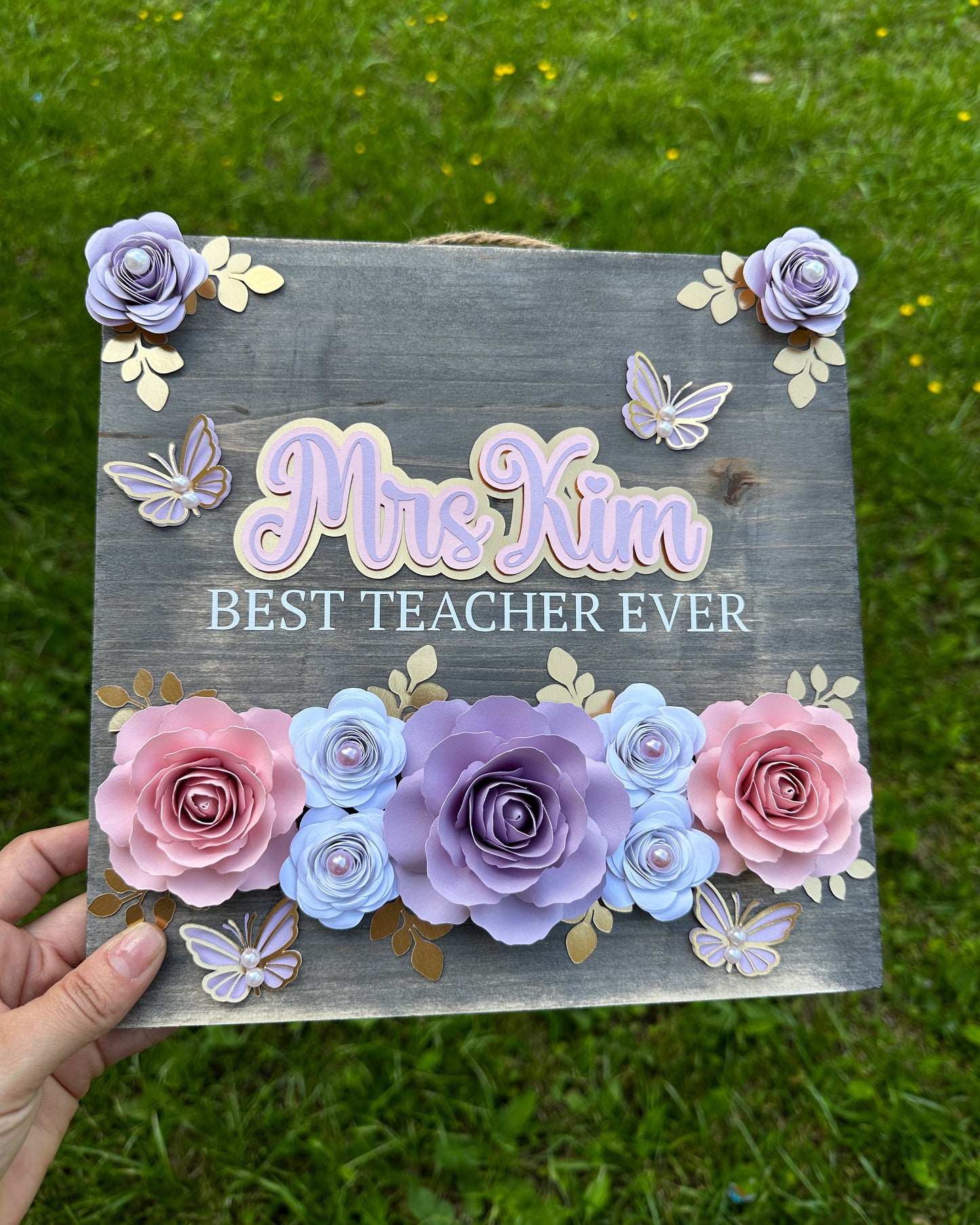 Flowers Plaque