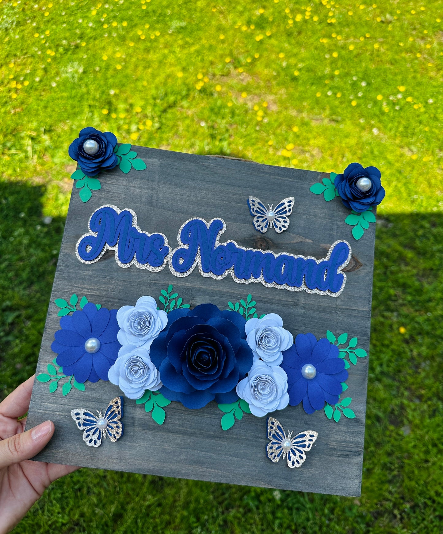 Flowers Plaque