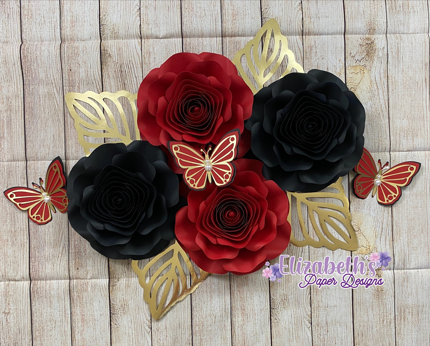 Set of 4 Roses