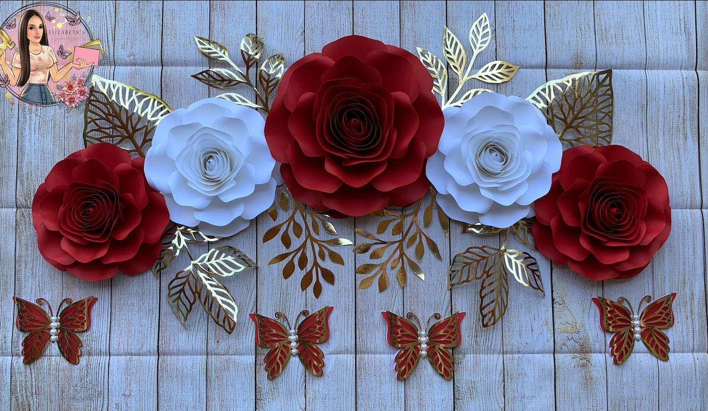 Set of 5 Roses