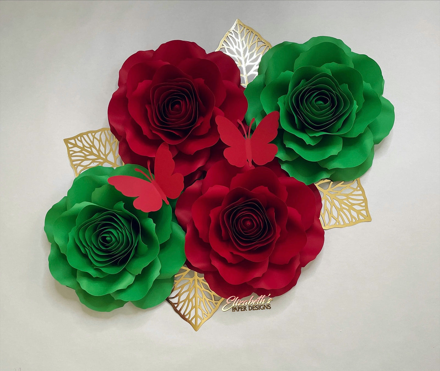 Set of 4 Roses