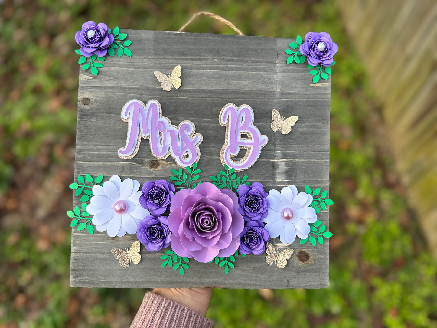 Flowers Plaque