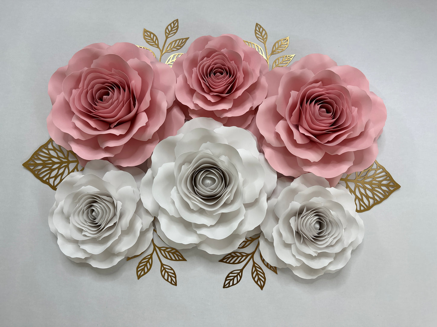 Set of 6 Roses – Elizabeth’s Paper Designs